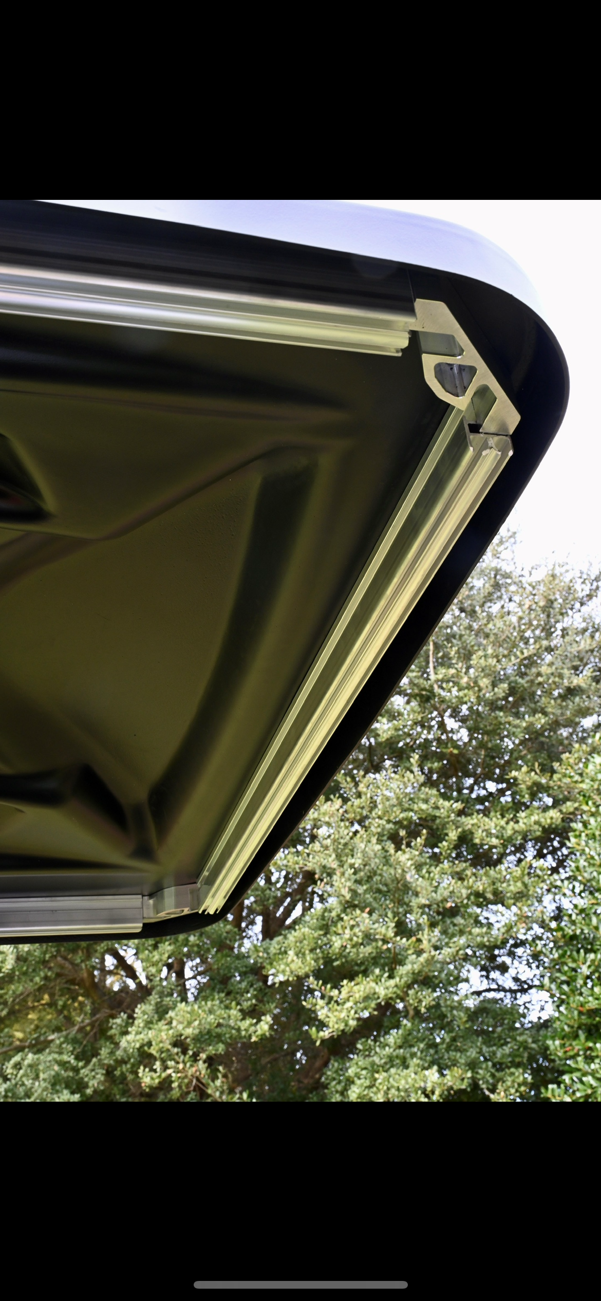 86” Black Golf Cart Top with Struts and Hardware