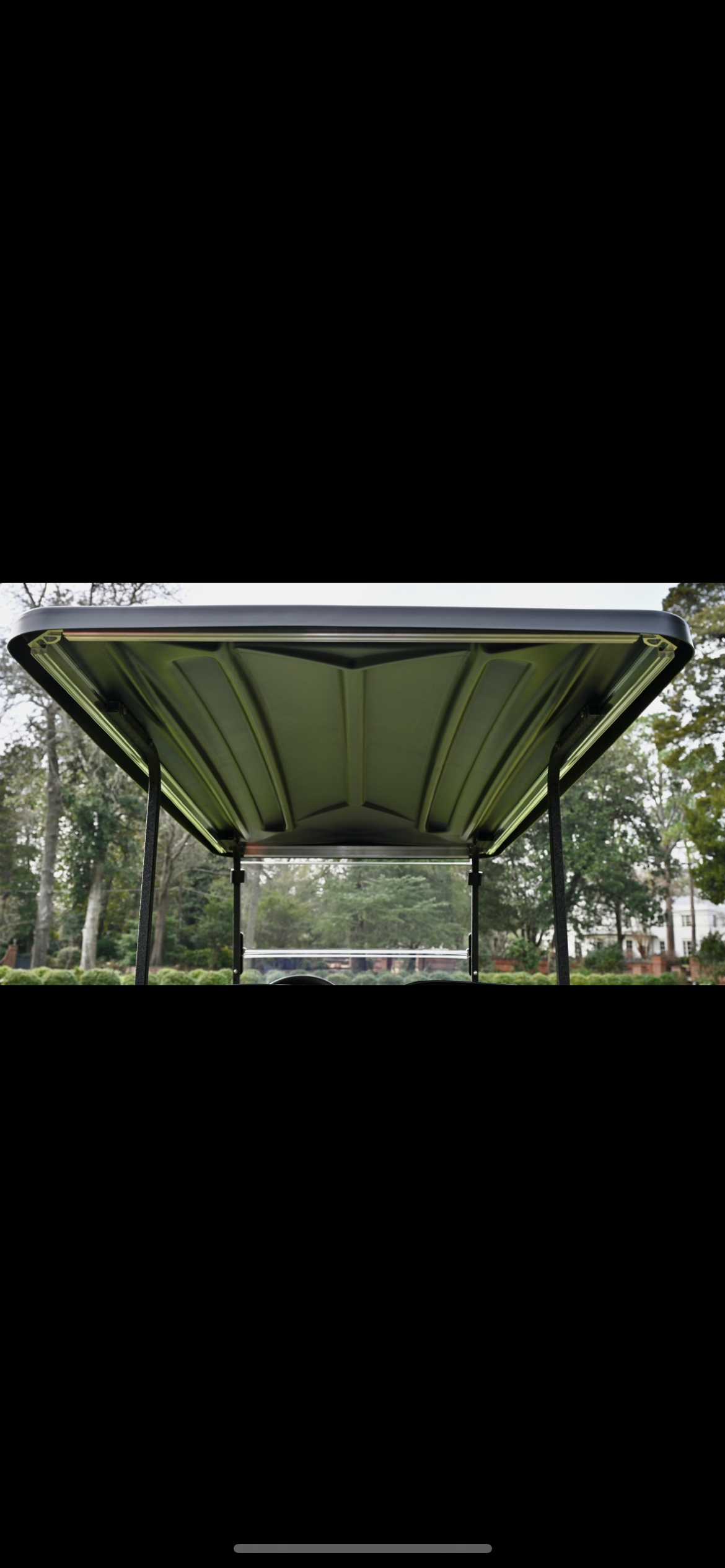 86” Golf Cart Top