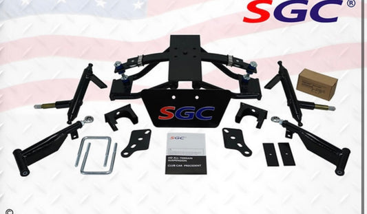 SGC 4” HEAVY DUTY DOUBLE A-ARM SUSPENSION LIFT KIT FOR CLUB CAR PRECEDENT / TEMP