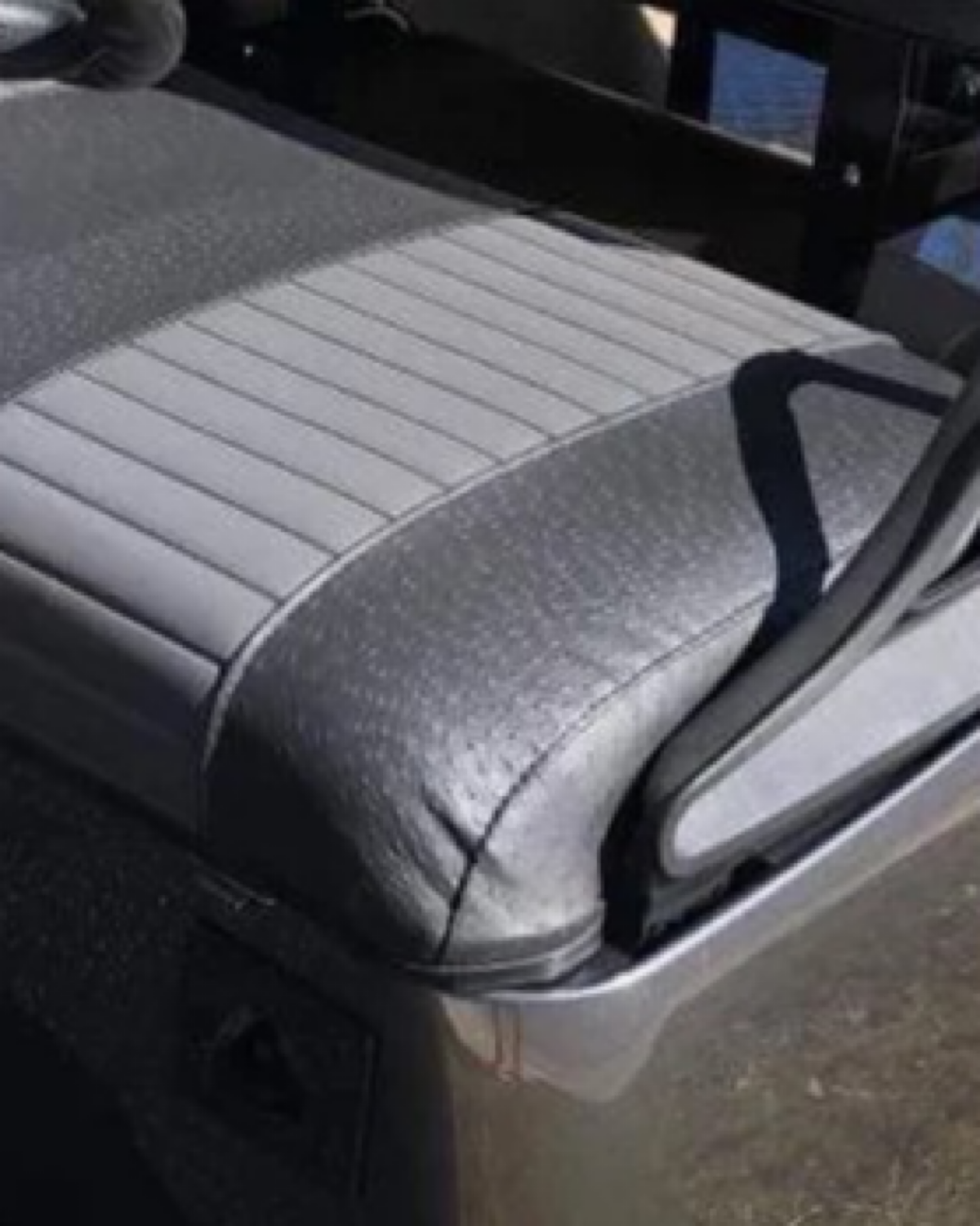 FRONT SEAT COVER ONLY STAPLE ON SEAT COVERS--VARIOUS COLORS AND CARTS