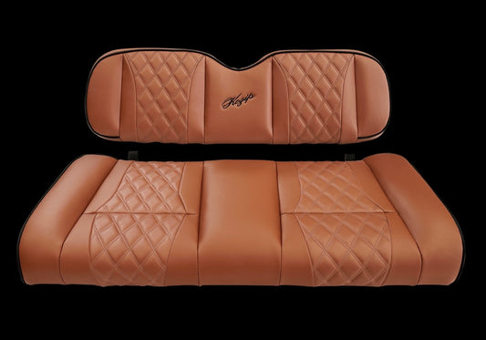 Kozip Aeris (Contrast version) Rear Seat Cushion Seat Only – Brown Base with Black Piping –